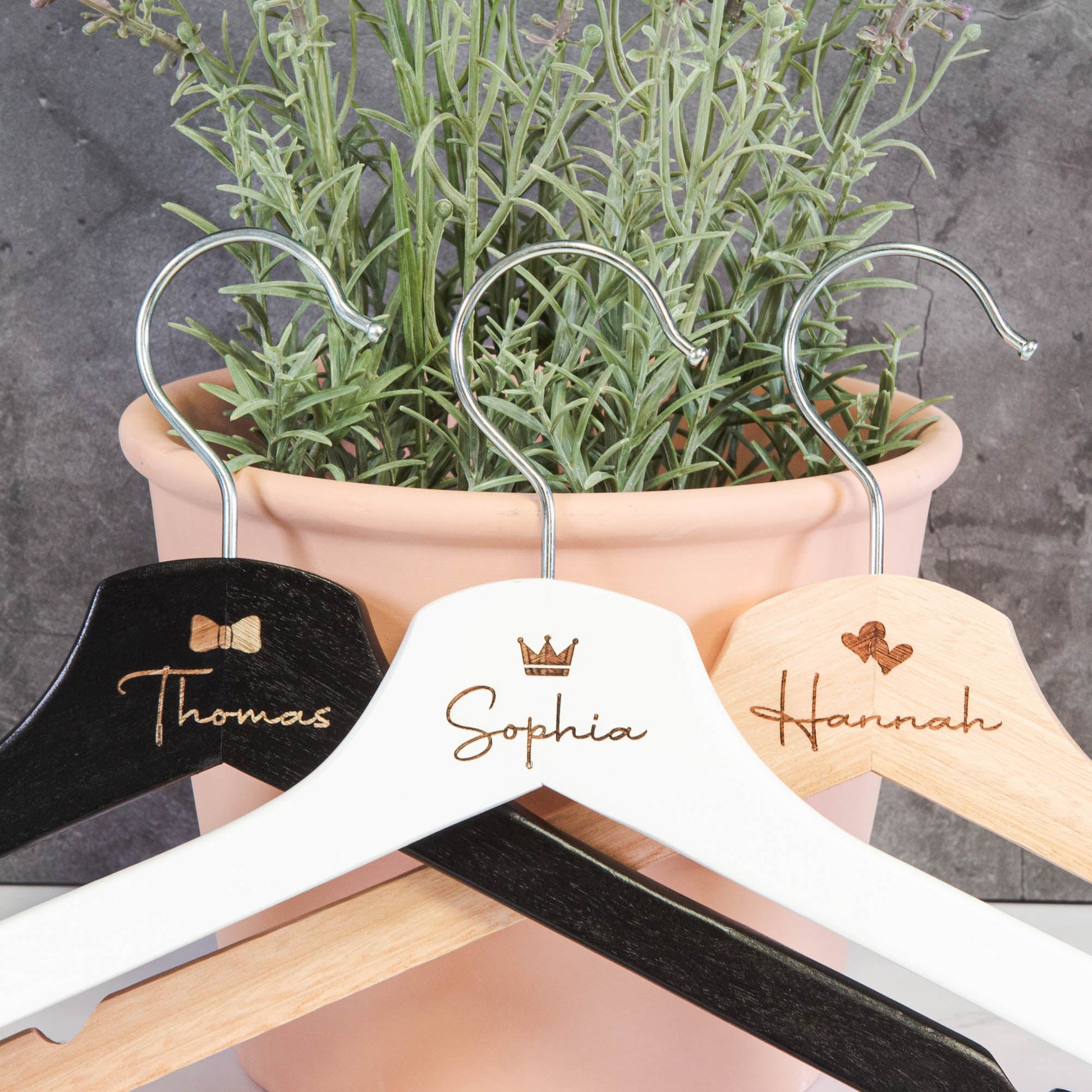 Personalised Coat Hanger, Bridesmaid Dress Hanger, Wedding Dress Hanger - Personalised - Younique Gifts Melbourne