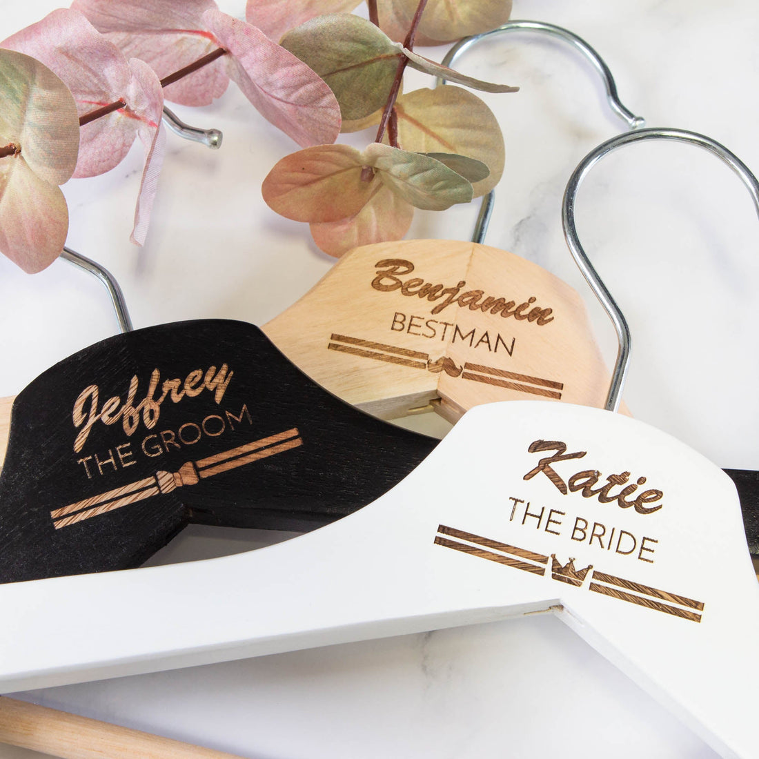 Personalised Coat Hanger, Bridesmaid Dress Hanger, Wedding Dress Hanger - Personalised - Younique Gifts Melbourne