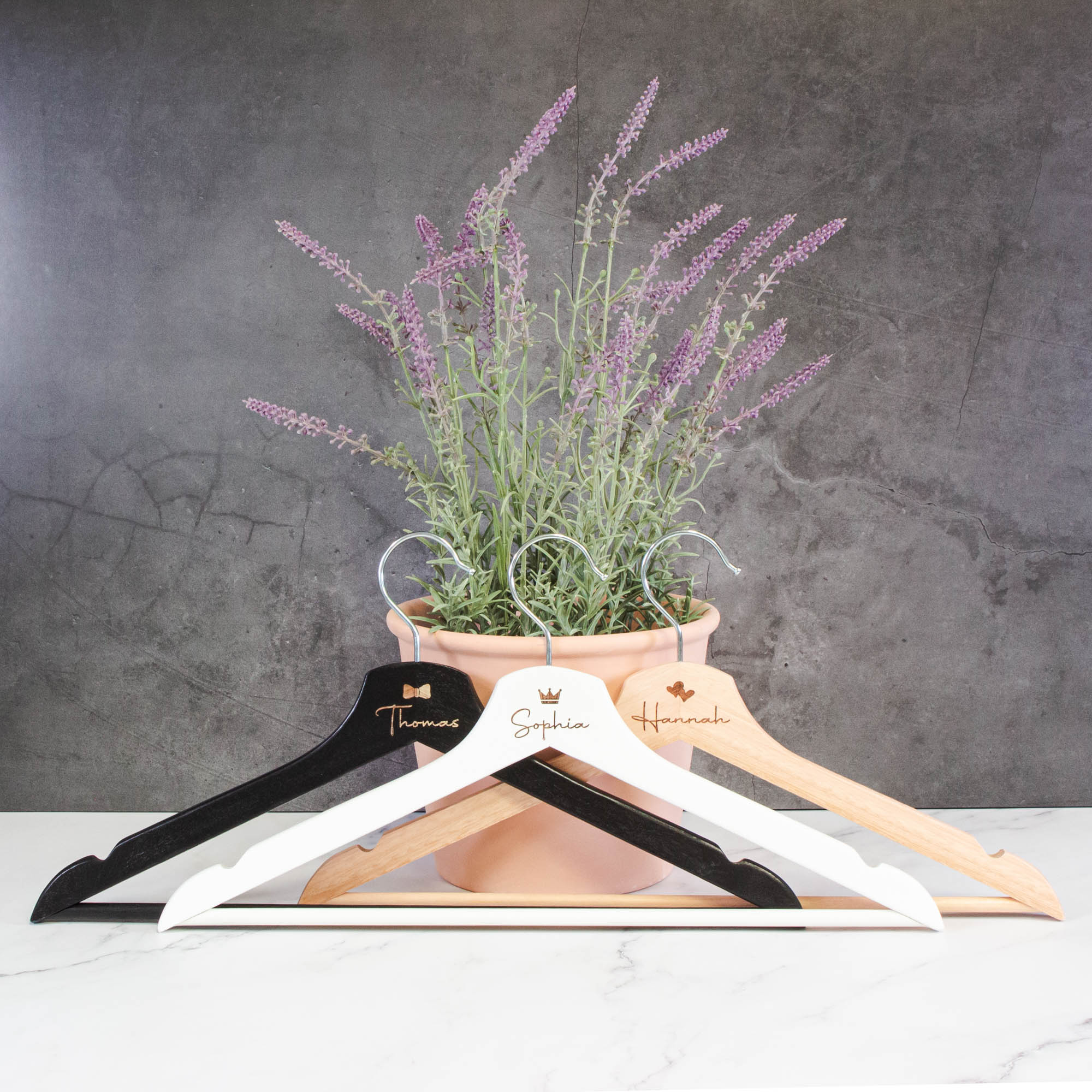 Personalised Coat Hanger, Bridesmaid Dress Hanger, Wedding Dress Hanger - Personalised - Younique Gifts Melbourne