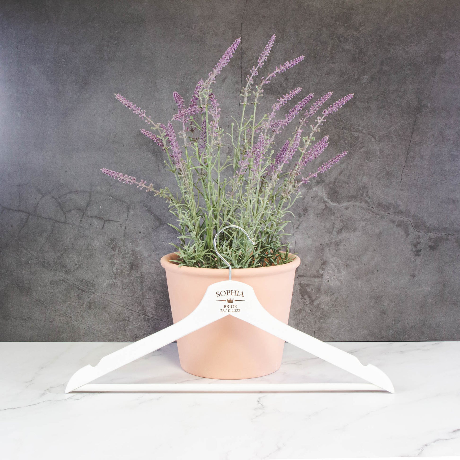 Personalised Coat Hanger, Bridesmaid Dress Hanger, Wedding Dress Hanger - Personalised - Younique Gifts Melbourne