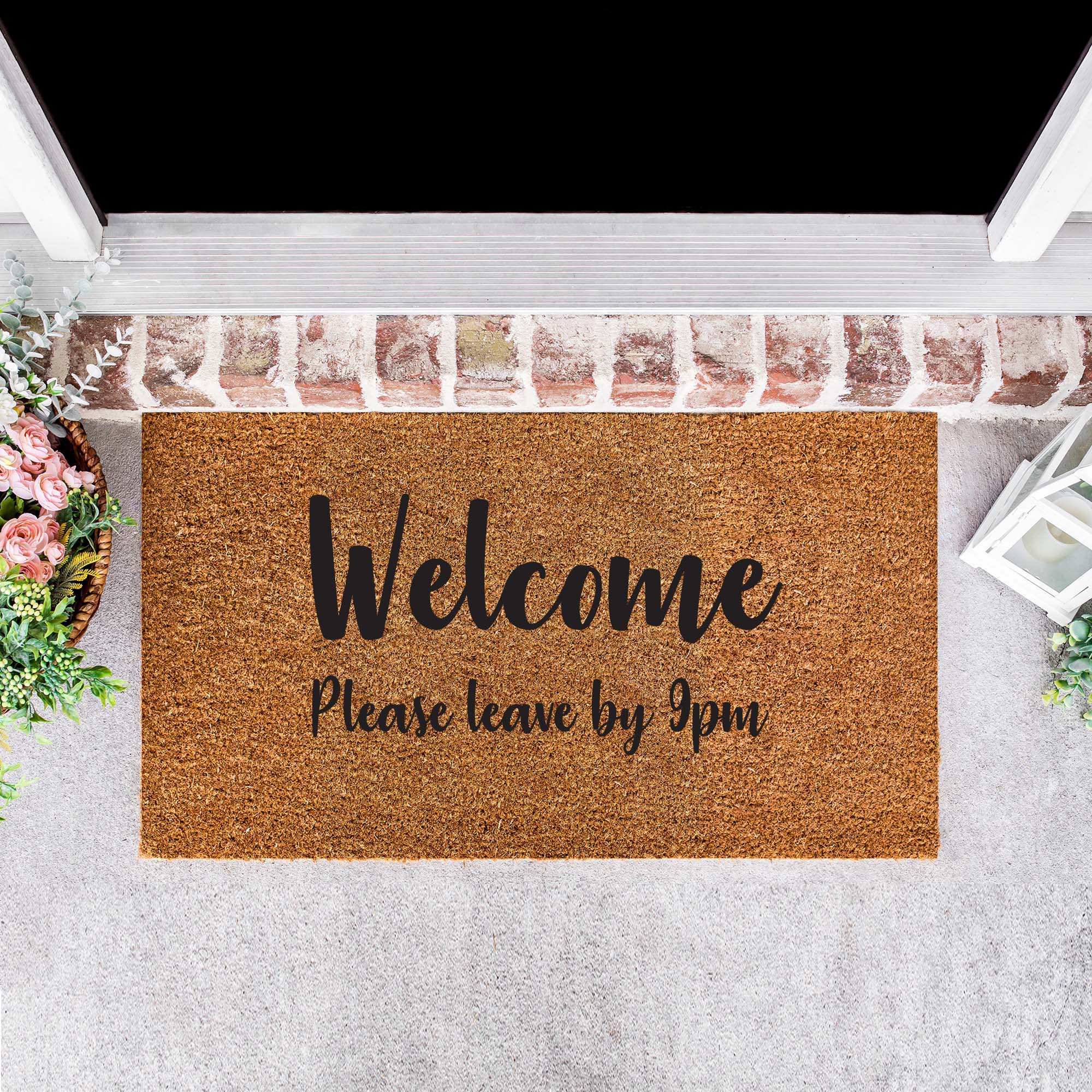 Personalised Doormat, Housewarming Gift [9pm] - Personalised - Younique Gifts Melbourne