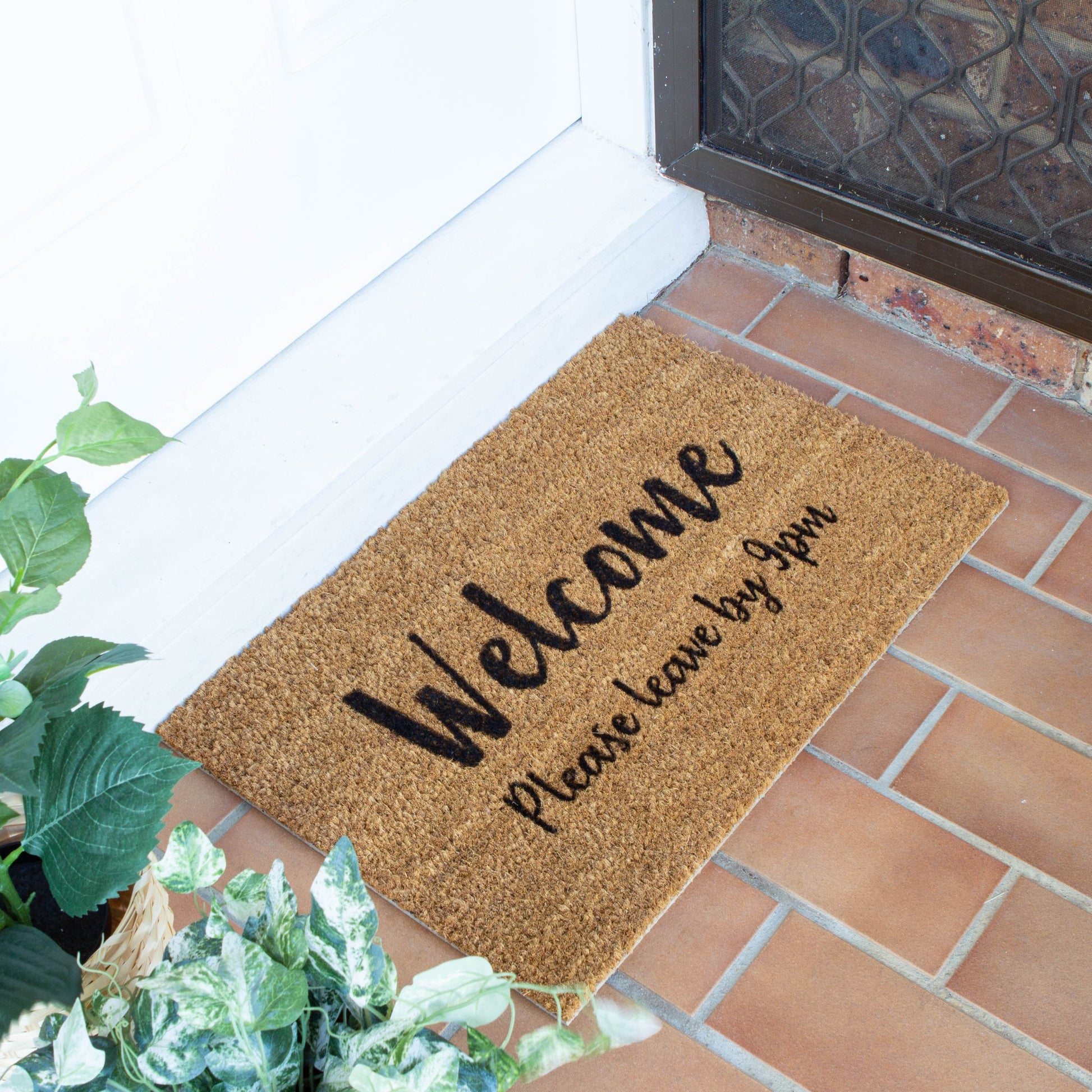 Personalised Doormat, Housewarming Gift [9pm] - Personalised - Younique Gifts Melbourne