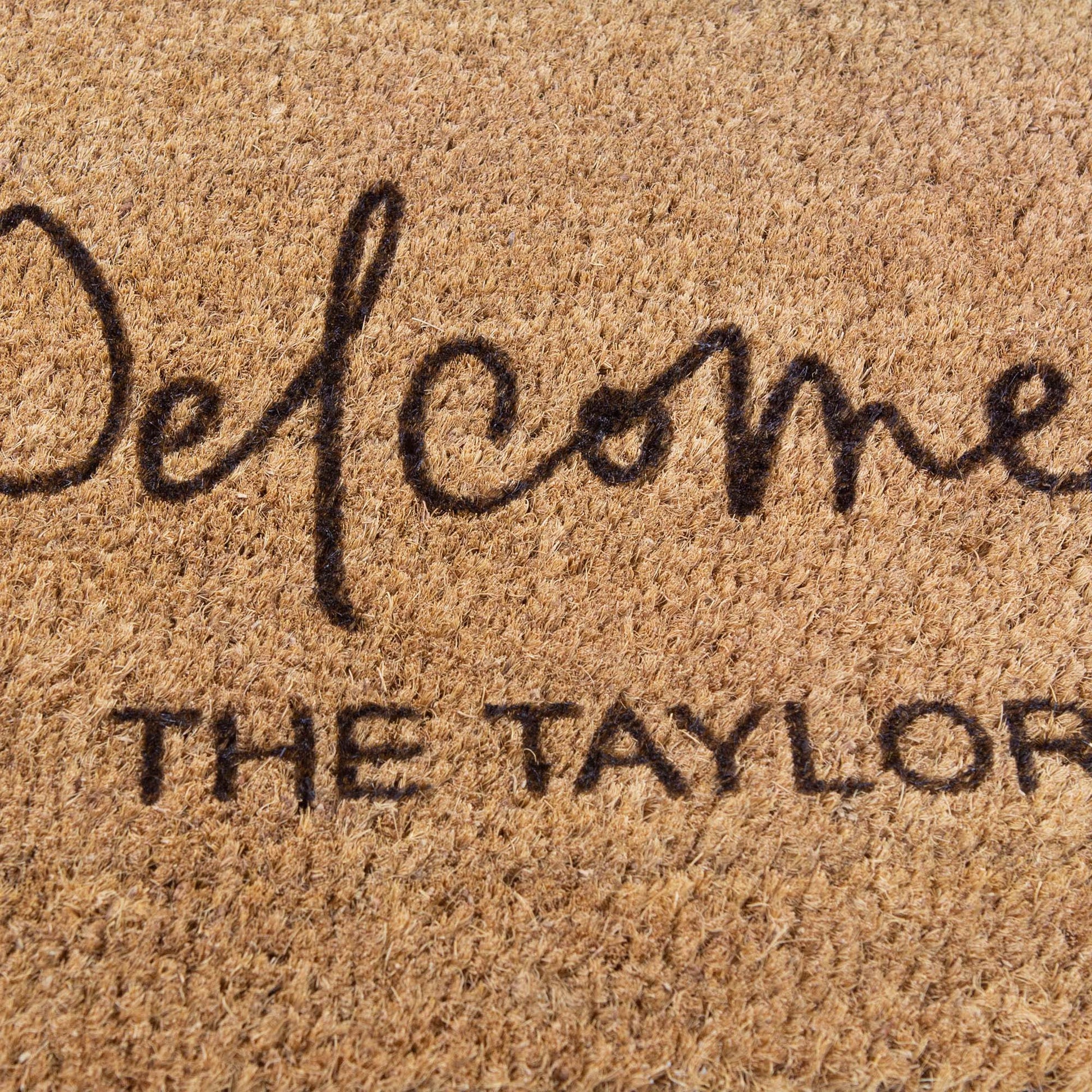 Personalised Family Name and Welcome Doormat - Personalised - Younique Gifts Melbourne