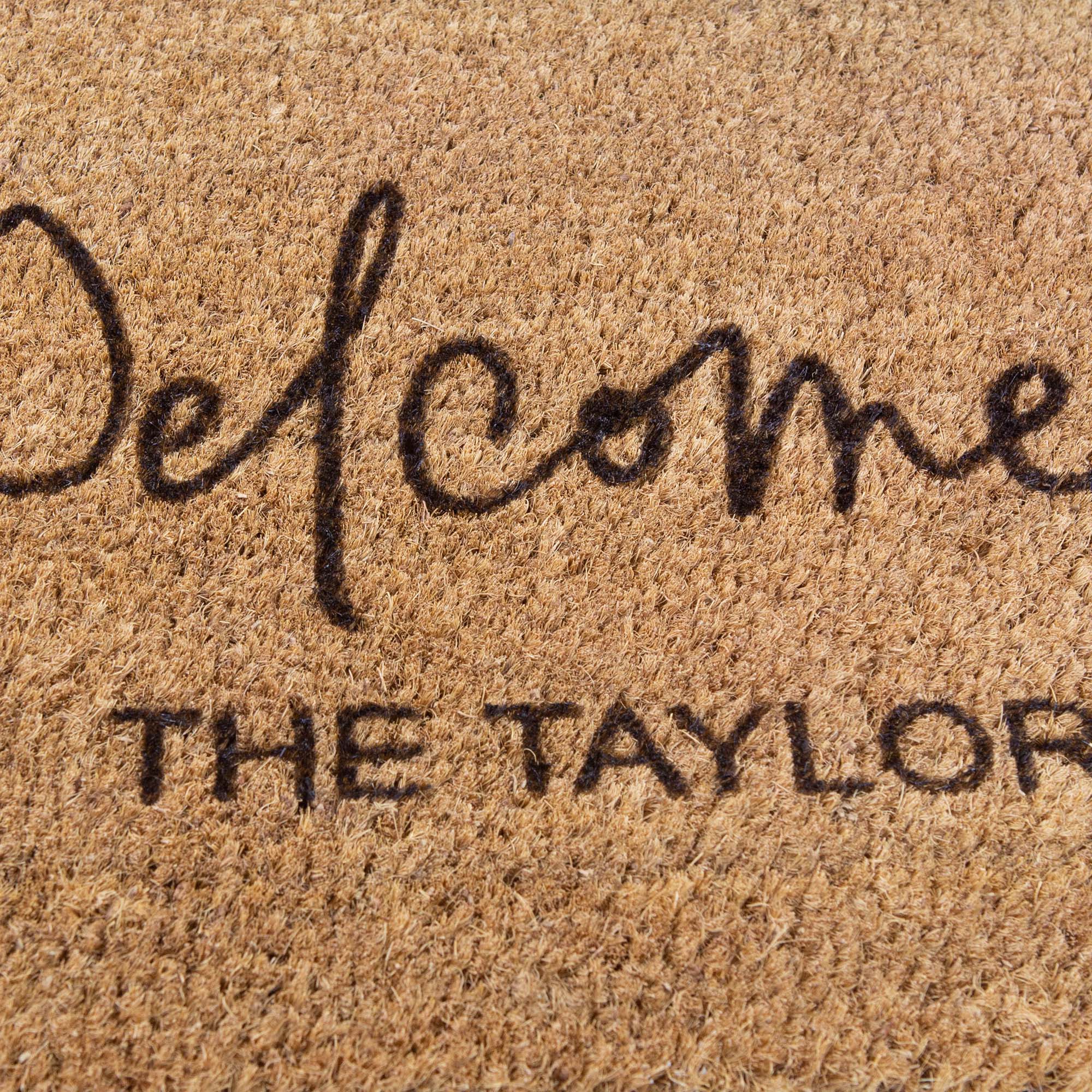 Personalised Family Name and Welcome Doormat - Personalised - Younique Gifts Melbourne