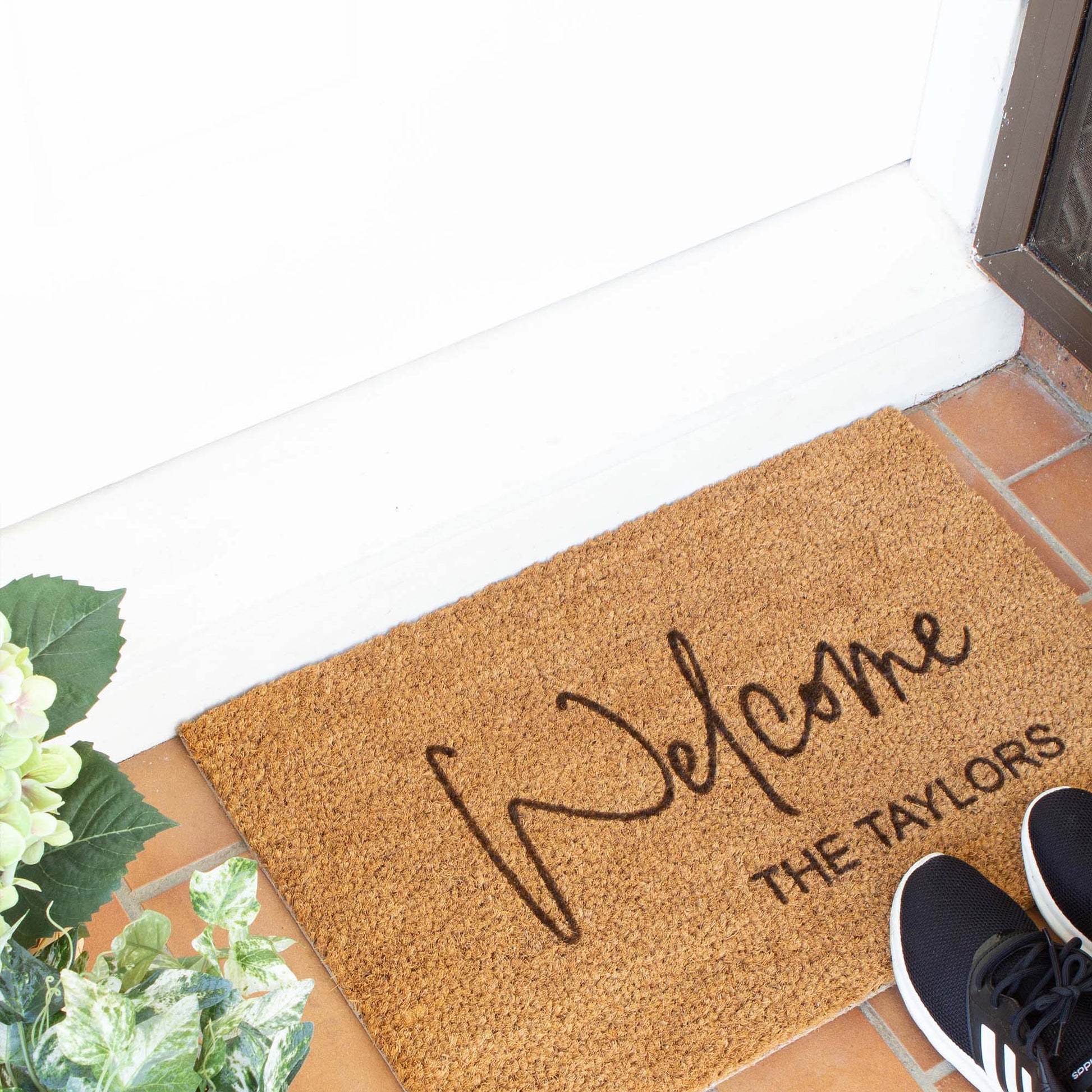 Personalised Family Name and Welcome Doormat - Personalised - Younique Gifts Melbourne