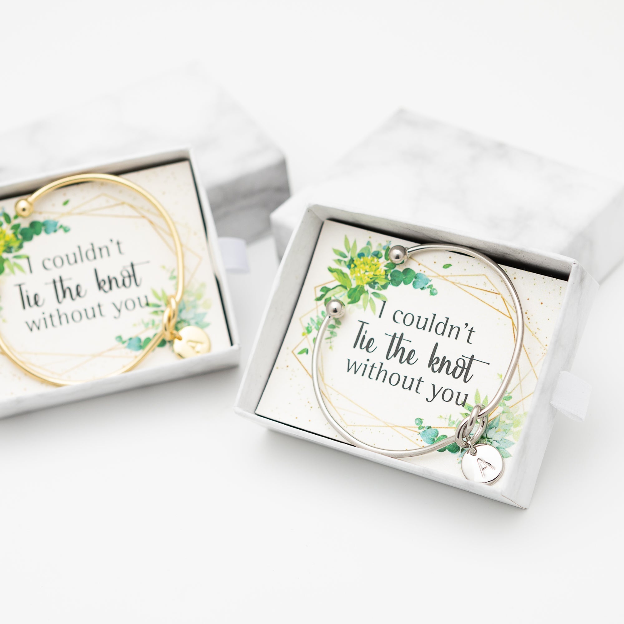 Personalised Initial Bracelet, Bridesmaid Proposal Gift - Personalised Bracelet - Younique Gifts Melbourne