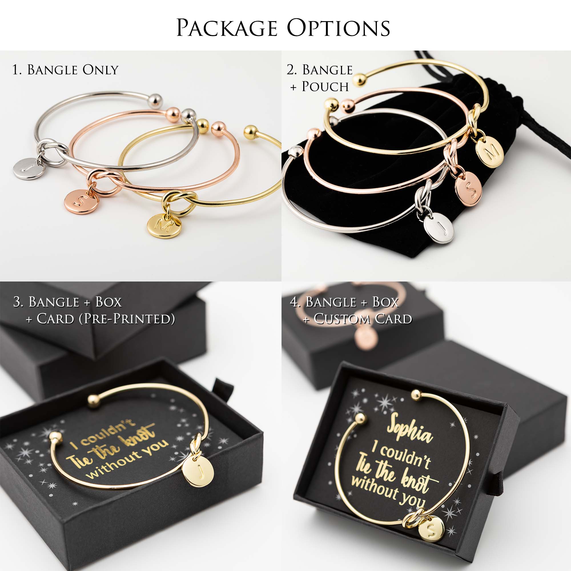 Personalised Initial Bracelet, Bridesmaid Proposal Gift - Personalised Bracelet - Younique Gifts Melbourne