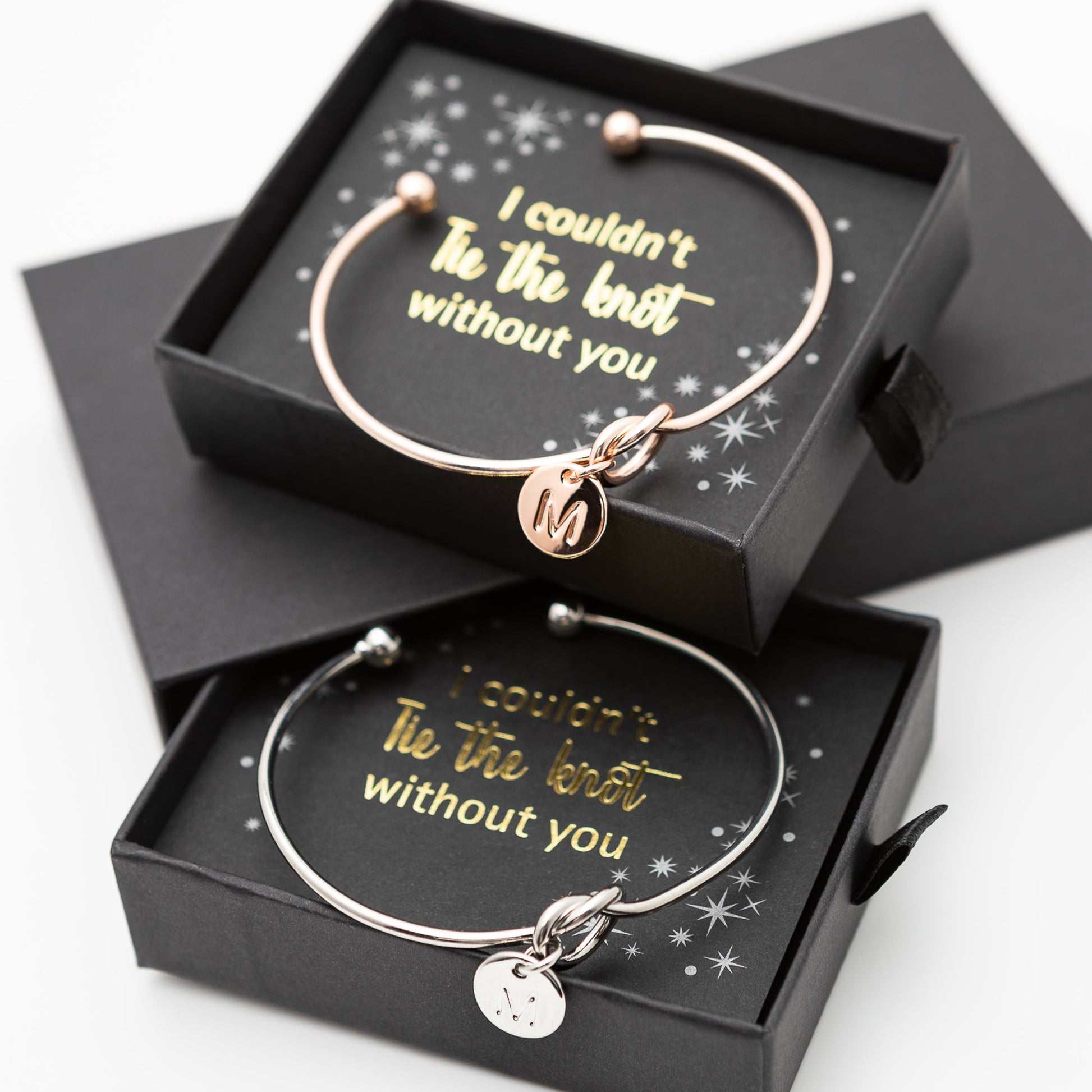 Personalised Initial Bracelet, Bridesmaid Proposal Gift - Personalised Bracelet - Younique Gifts Melbourne