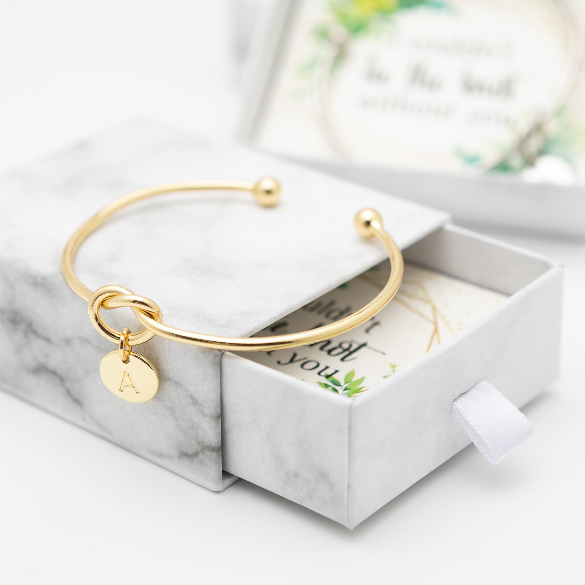 Personalised Initial Bracelet, Bridesmaid Proposal Gift - Personalised Bracelet - Younique Gifts Melbourne