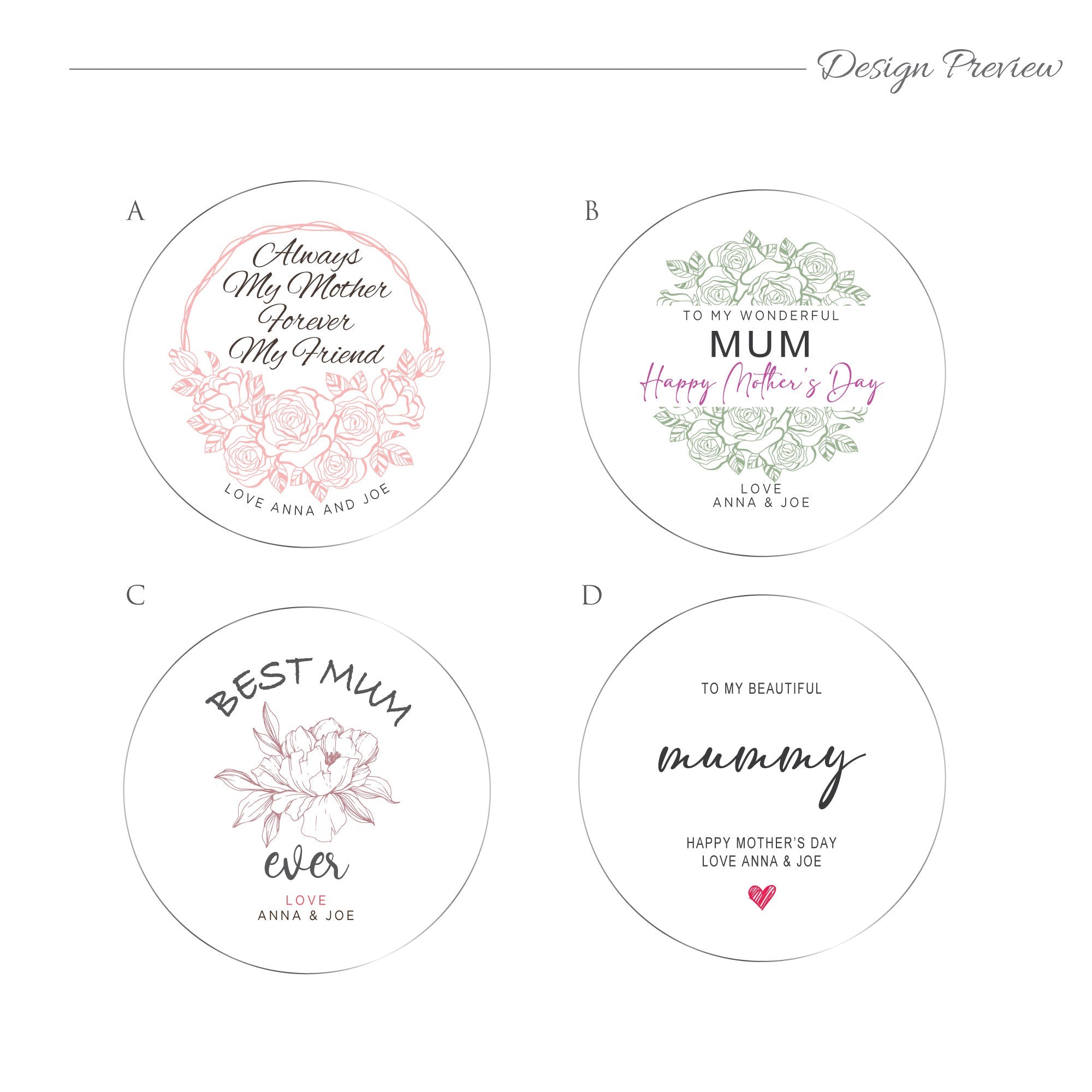 Personalised Round Keepsake box - Mother's day, Mom's birthday gift idea Custom Jewellery box - Personalised Jewellery Box - Younique Gifts Melbourne