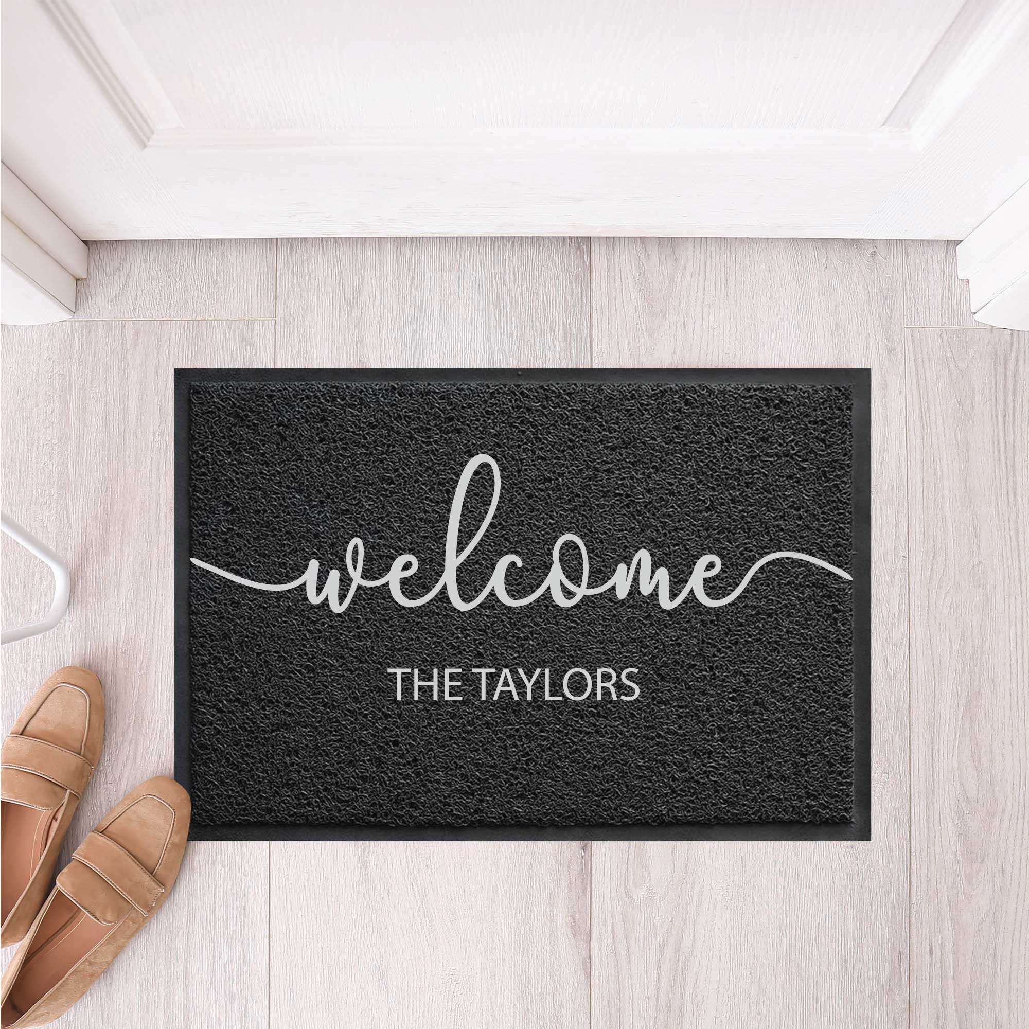 Personalised Welcome Coil Mat, Custom Gift for Housewarming Party - Personalised - Younique Gifts Melbourne
