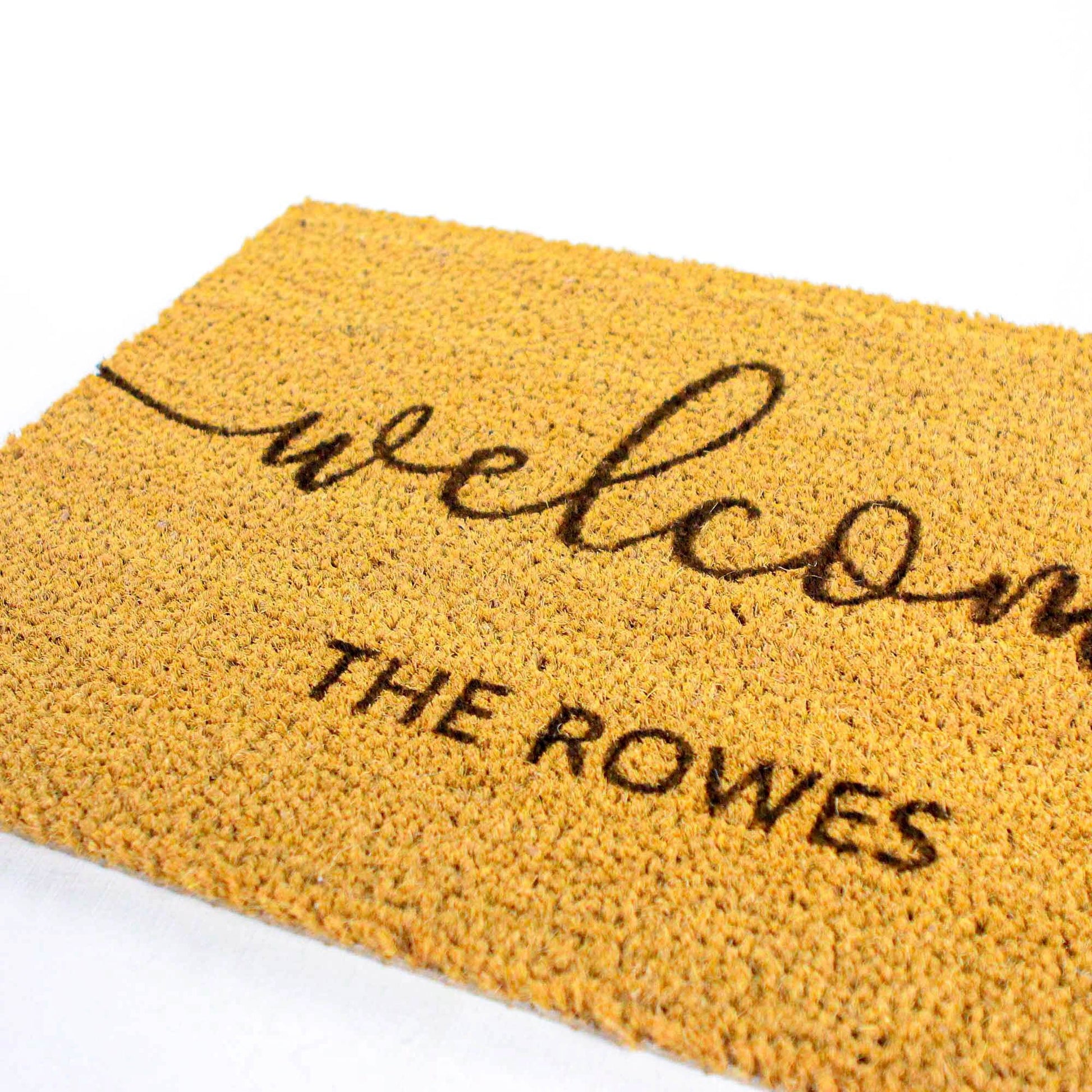 Personalised Welcome Family Name Doormat, Housewarming Gift - Personalised - Younique Gifts Melbourne
