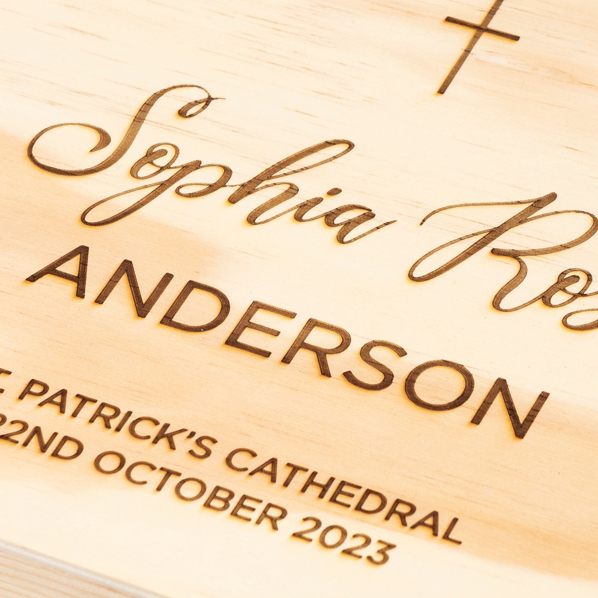 Personalised Wooden Keepsake box, Baptism Christening Gift - Personalised Keepsake Box - Younique Gifts Melbourne