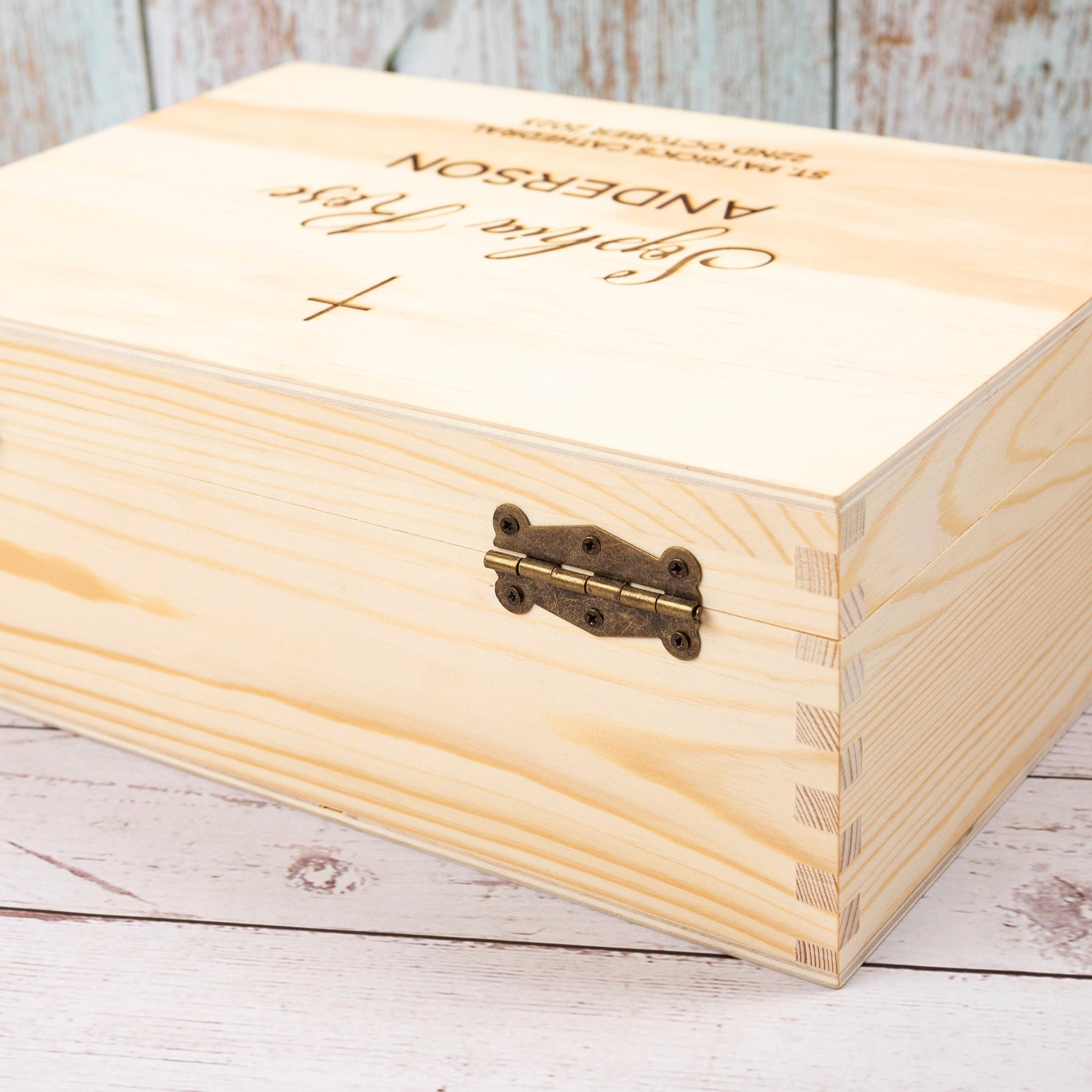 Personalised Wooden Keepsake box, Baptism Christening Gift - Personalised Keepsake Box - Younique Gifts Melbourne