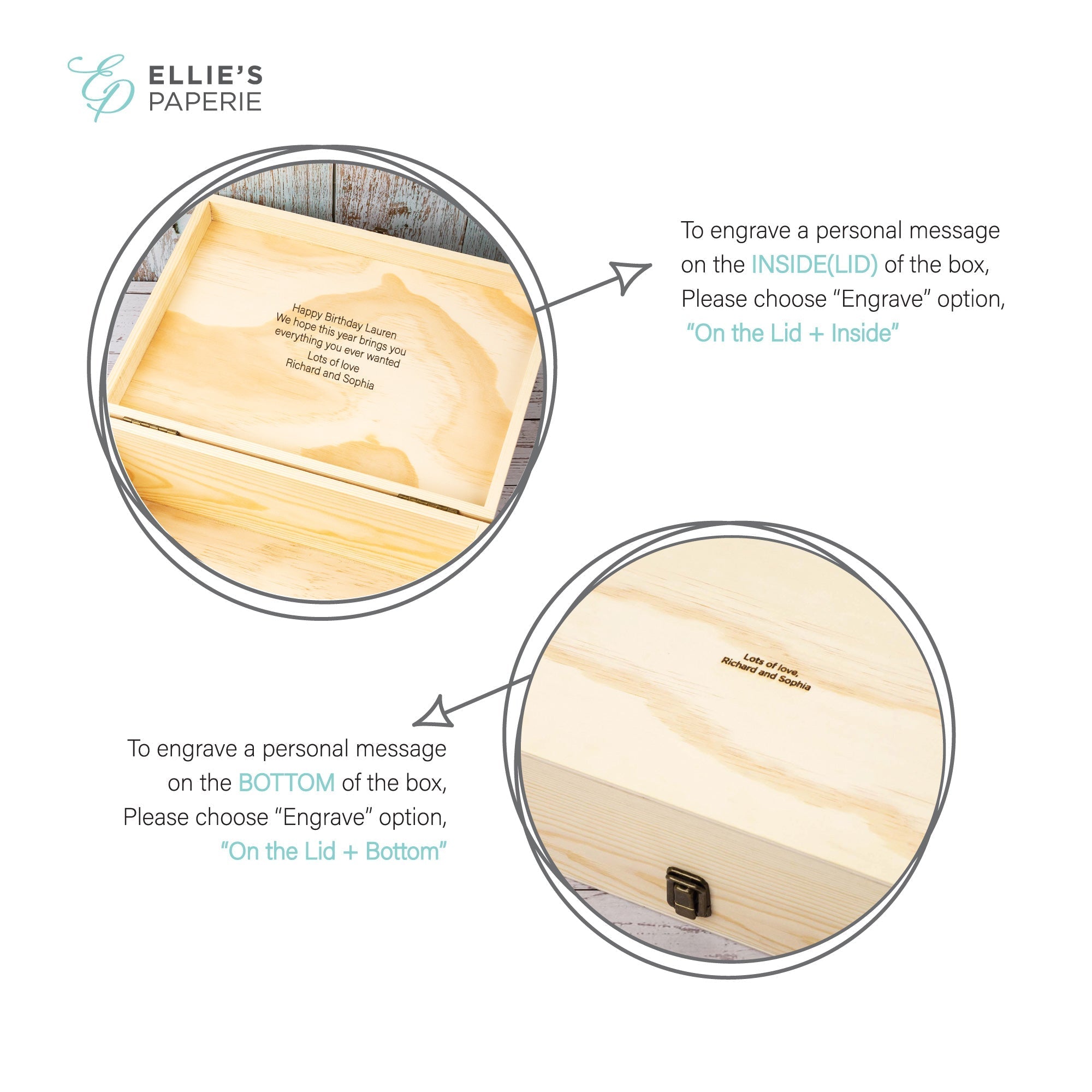 Personalised Wooden Keepsake box, New Baby Mom Gift - Personalised Keepsake Box - Younique Gifts Melbourne