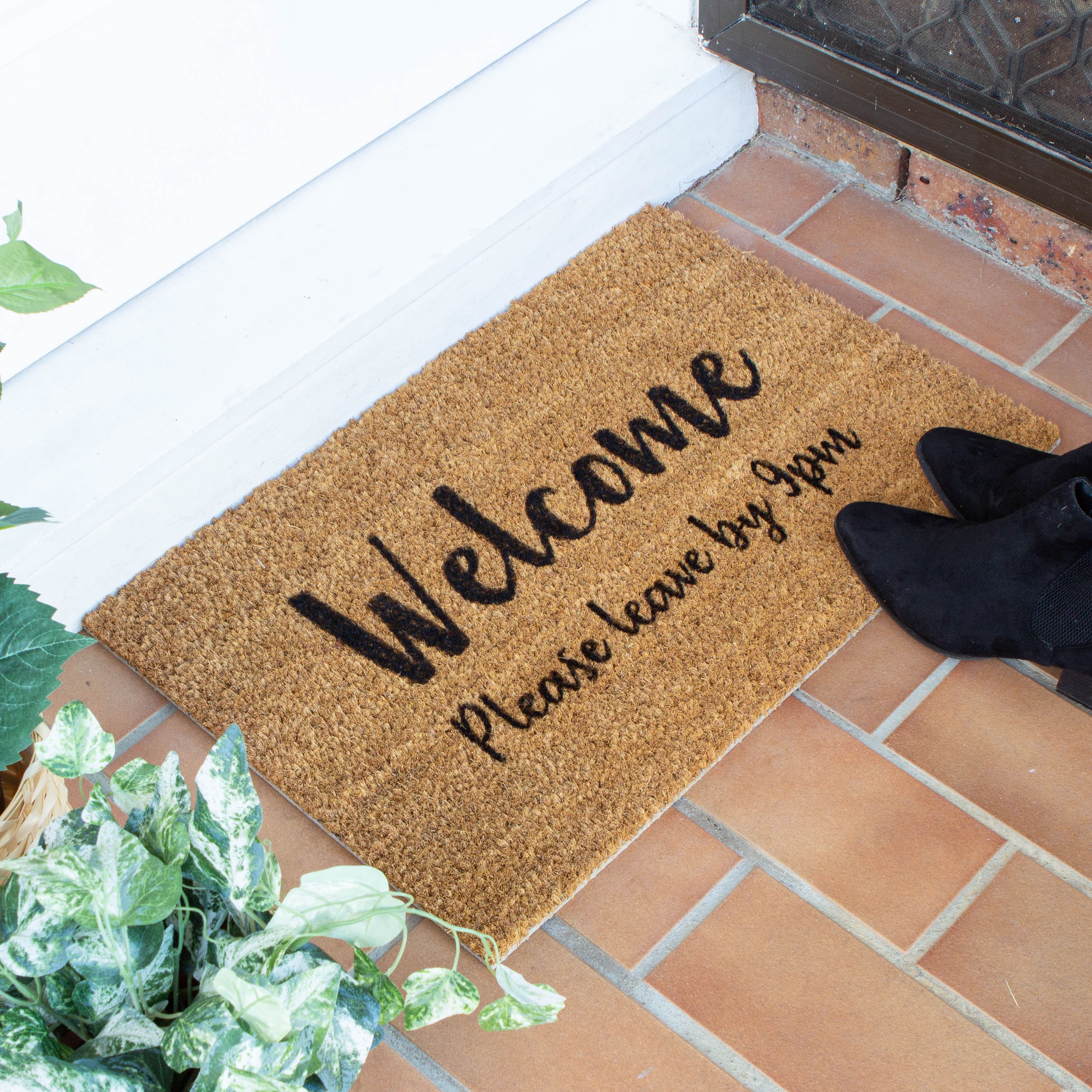 Personalised Doormat, Housewarming Gift [9pm]