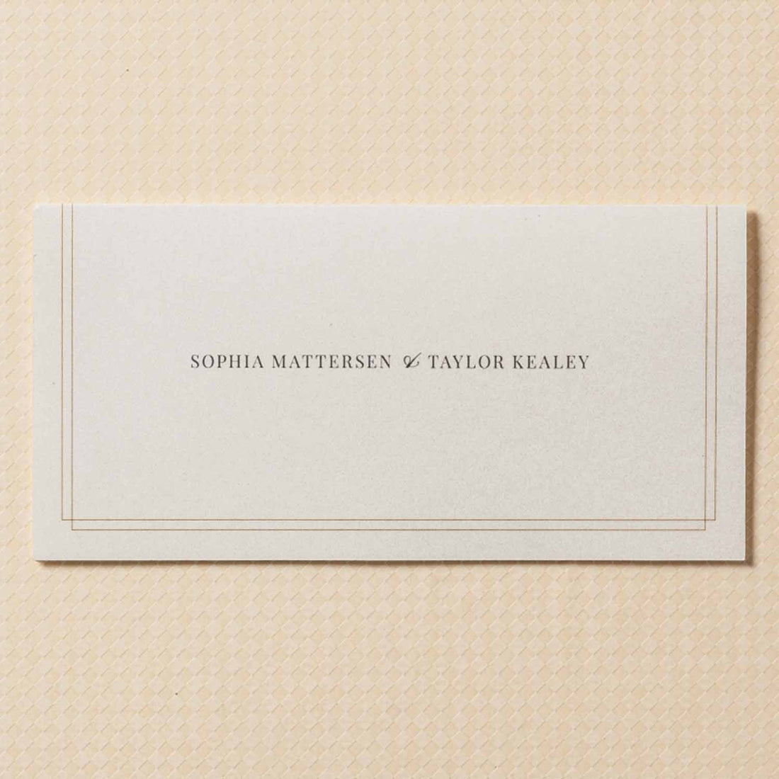 Place Card - Accessory card of Wedding Invitations - Personalised - Younique Gifts Melbourne