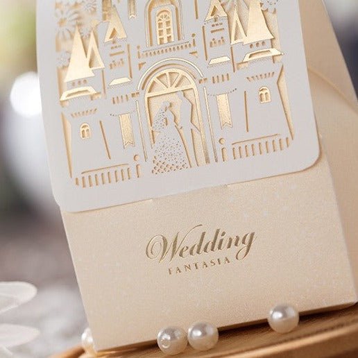 Wedding Favours and Gifts for Guests Laser cut Paper Candy Box, Wedding Decoration - Younique Gifts
